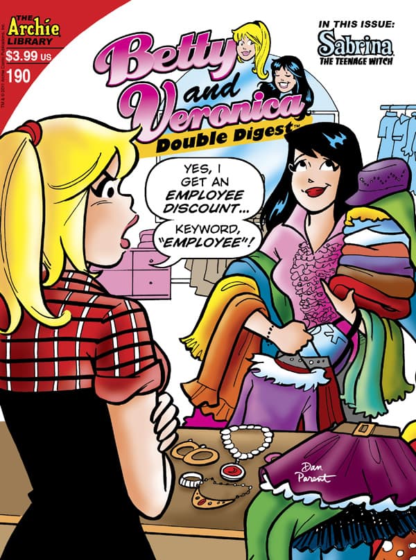 Betty & Veronica (Jumbo Comics) Double Digest #190 cover