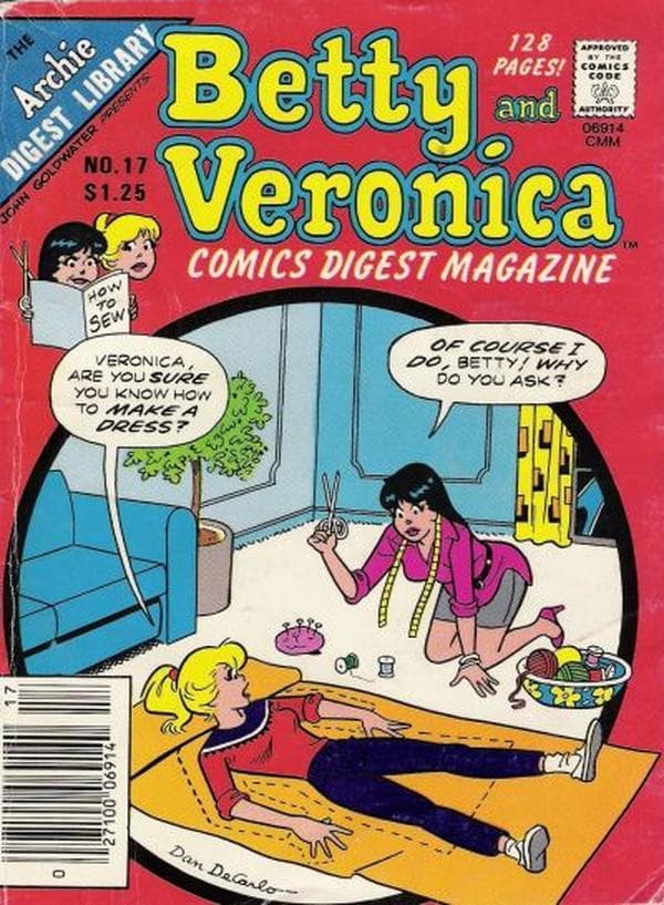 Betty and Veronica Comics Digest Magazine #17 cover