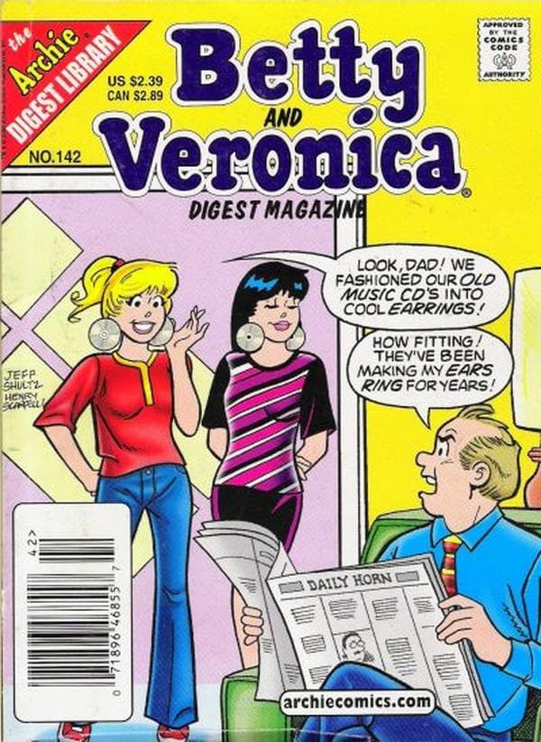 Betty and Veronica Comics Digest Magazine #142 cover