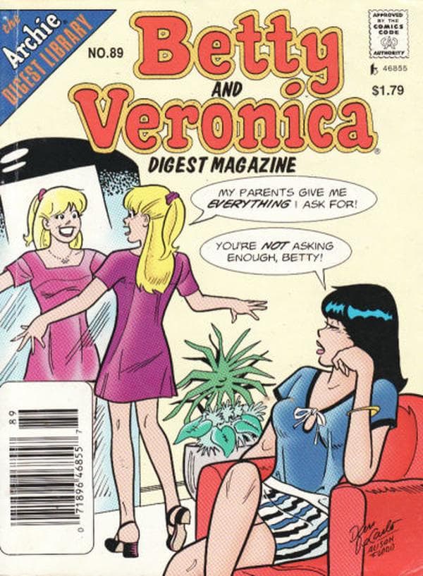 Betty and Veronica Comics Digest Magazine #89 cover