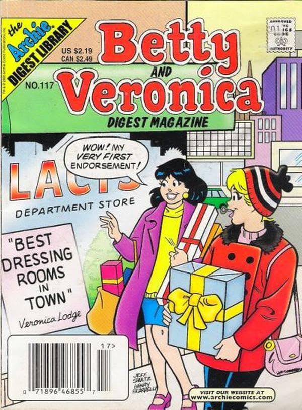 Betty and Veronica Comics Digest Magazine #117 cover