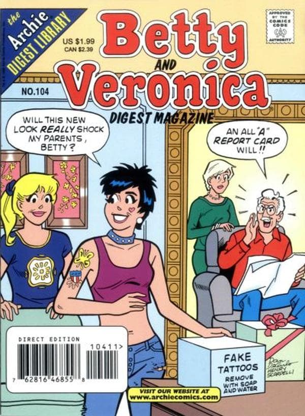 Betty and Veronica Comics Digest Magazine #104