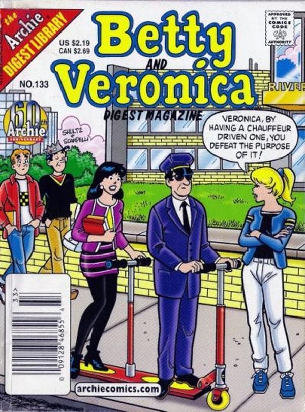 Betty and Veronica Comics Digest Magazine #133 cover