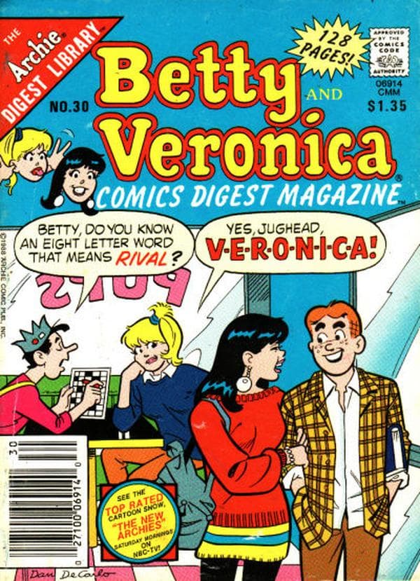 Betty and Veronica Comics Digest Magazine #30