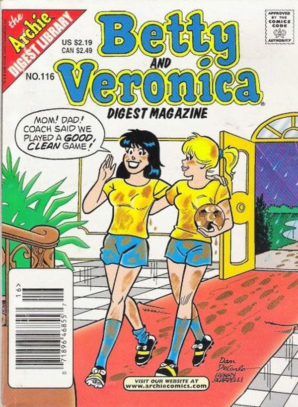 Betty and Veronica Comics Digest Magazine #116