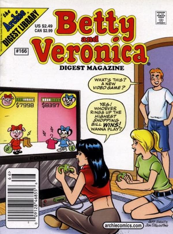 Betty and Veronica Comics Digest Magazine #166