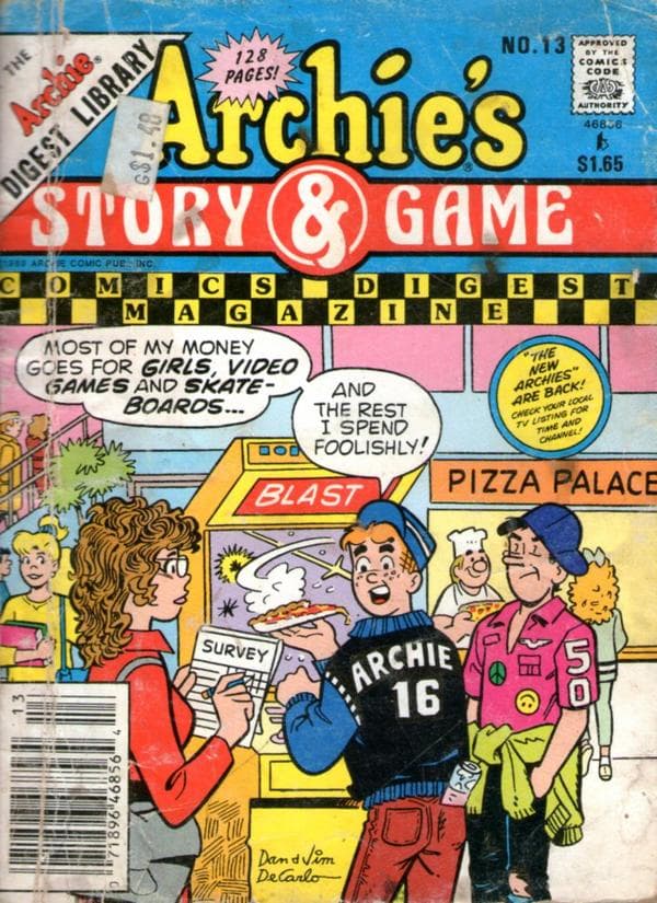 Archie's Story & Game Digest Magazine #13 cover