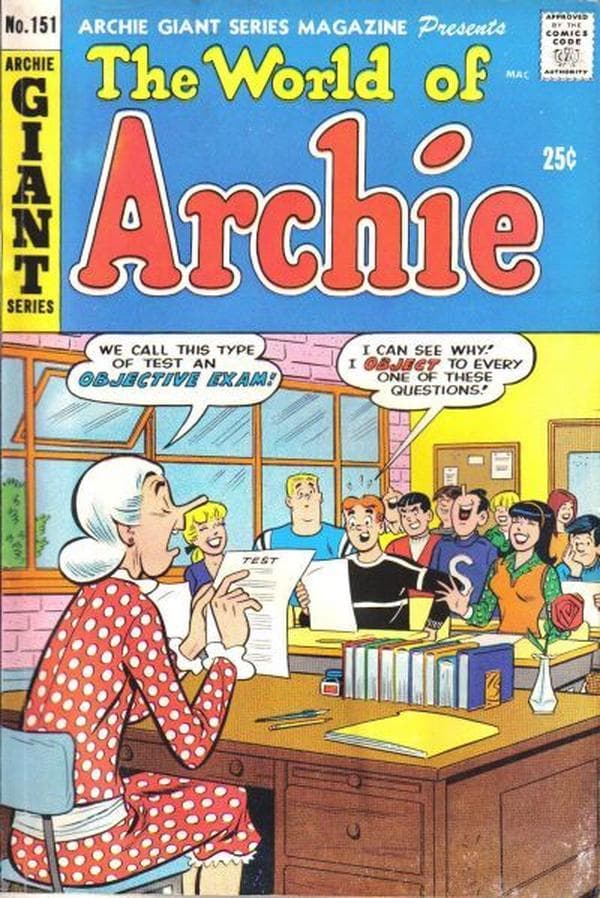 Archie Giant Series Magazine #151 cover