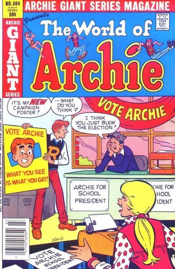 Archie Giant Series Magazine #504 cover