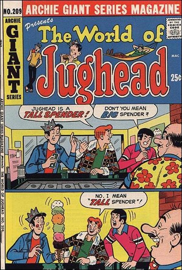 Archie Giant Series Magazine #209 cover