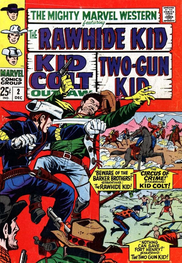 The Mighty Marvel Western #2 cover