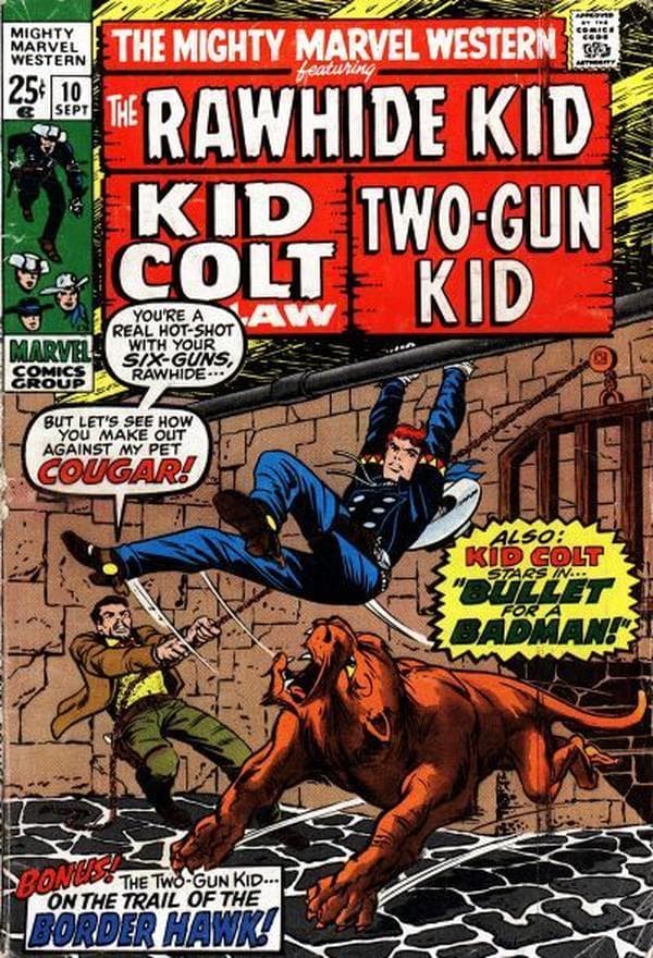 The Mighty Marvel Western #10 cover