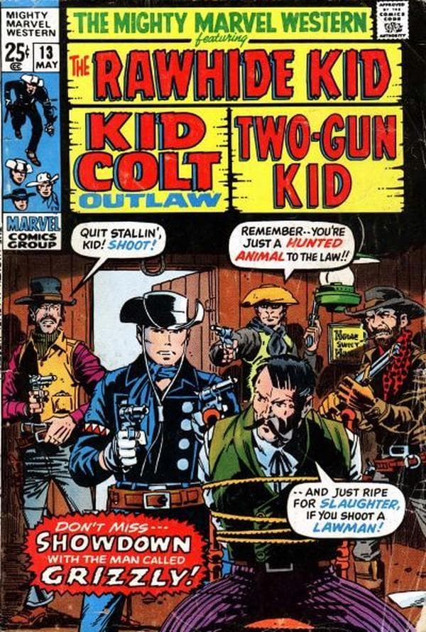 The Mighty Marvel Western #13 cover