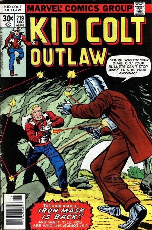 Kid Colt Outlaw #219 cover