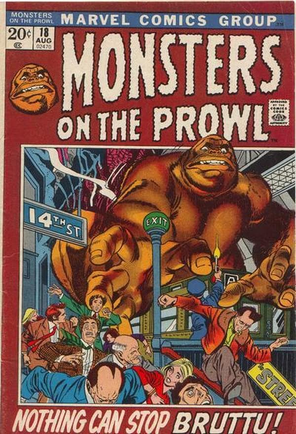Monsters on the Prowl #18 cover