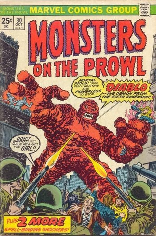 Monsters on the Prowl #30 cover