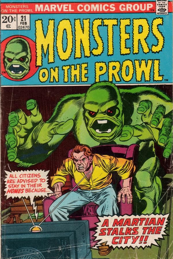 Monsters on the Prowl #21 cover