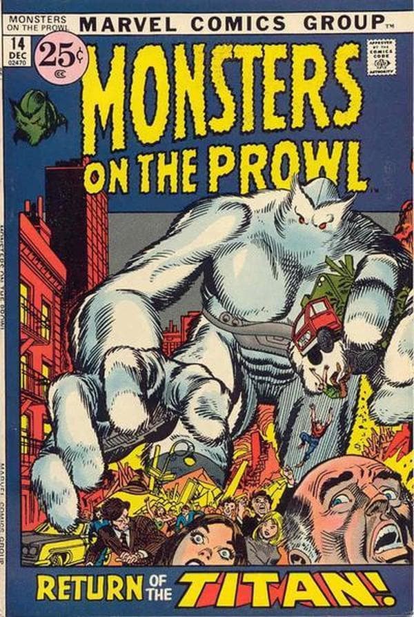 Monsters on the Prowl #14 cover