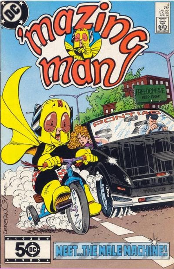 'Mazing Man #4 cover