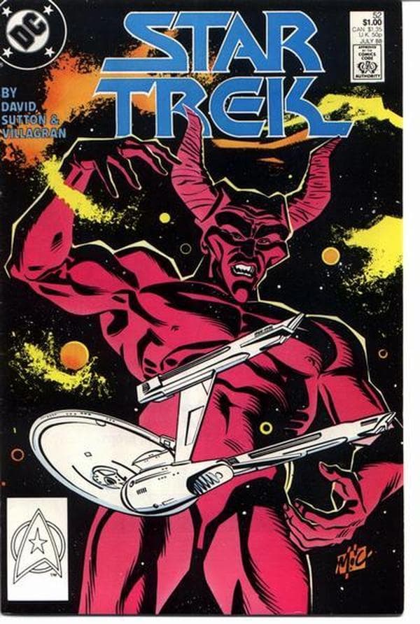 Star Trek #52 cover
