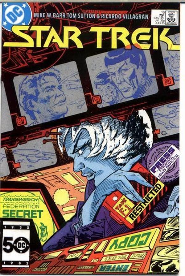 Star Trek #16 cover