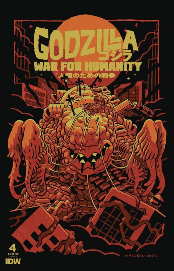 Godzilla: War for Humanity #4 cover