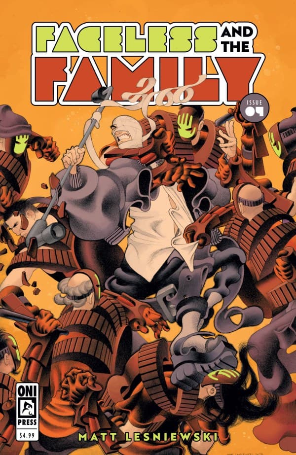 Faceless and the Family #4 cover