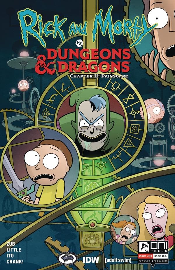 Rick and Morty vs. Dungeons & Dragons II: Painscape #3 cover