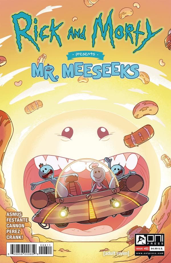 Rick and Morty Presents: Mr. Meeseeks #1 cover