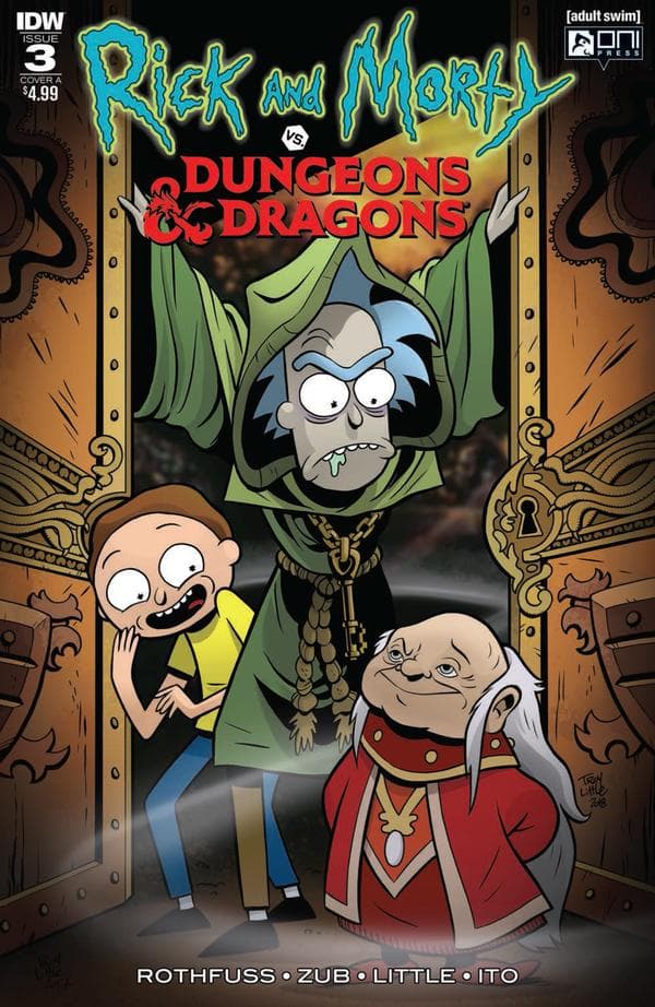Rick and Morty vs. Dungeons & Dragons #3 cover