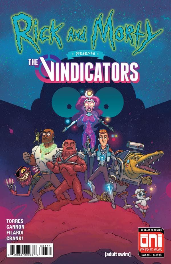 Rick and Morty Presents: The Vindicators #1 cover