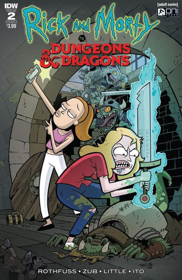 Rick and Morty vs. Dungeons & Dragons #2 cover