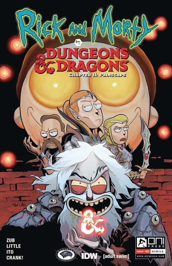 Rick and Morty vs. Dungeons & Dragons II: Painscape #1 cover