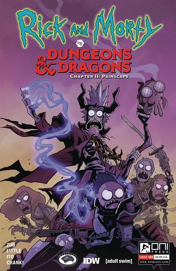 Rick and Morty vs. Dungeons & Dragons II: Painscape #4 cover