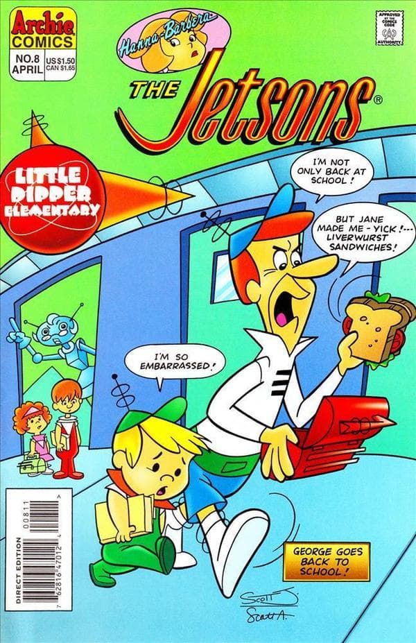 The Jetsons #8 cover