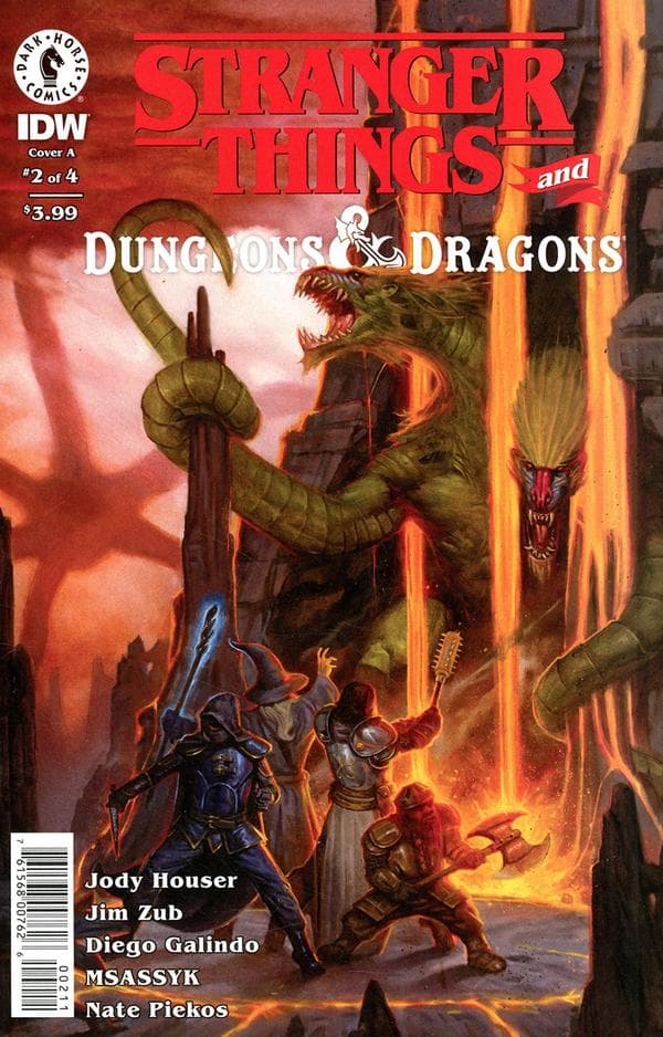 Stranger Things/D&D Crossover #2 cover