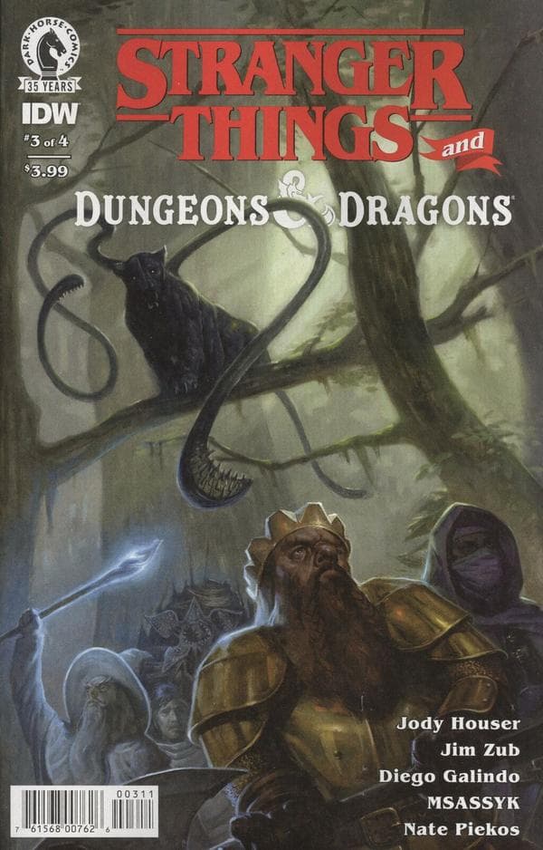 Stranger Things/D&D Crossover #3 cover