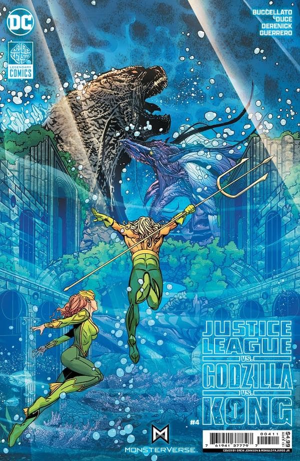 Justice League vs. Godzilla vs. Kong #4 cover