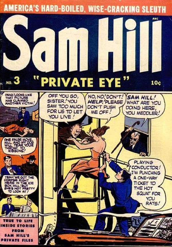 Sam Hill Private Eye #3 cover