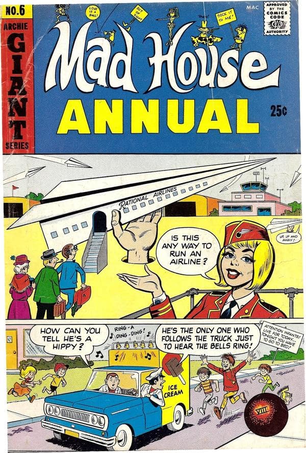 Archie's Madhouse Annual #6 cover