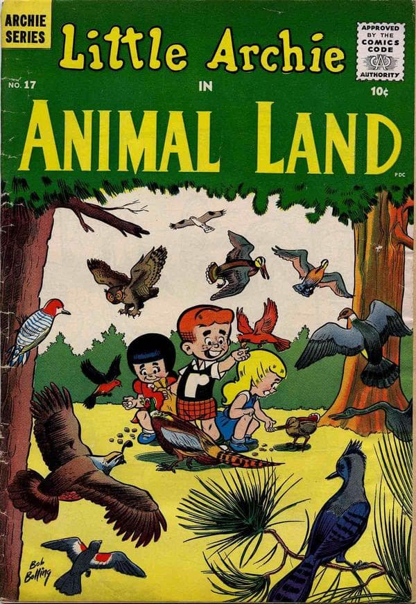 Little Archie in Animal Land #17 cover