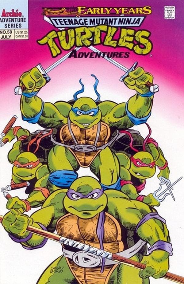 Teenage Mutant Ninja Turtles Adventures #58 cover