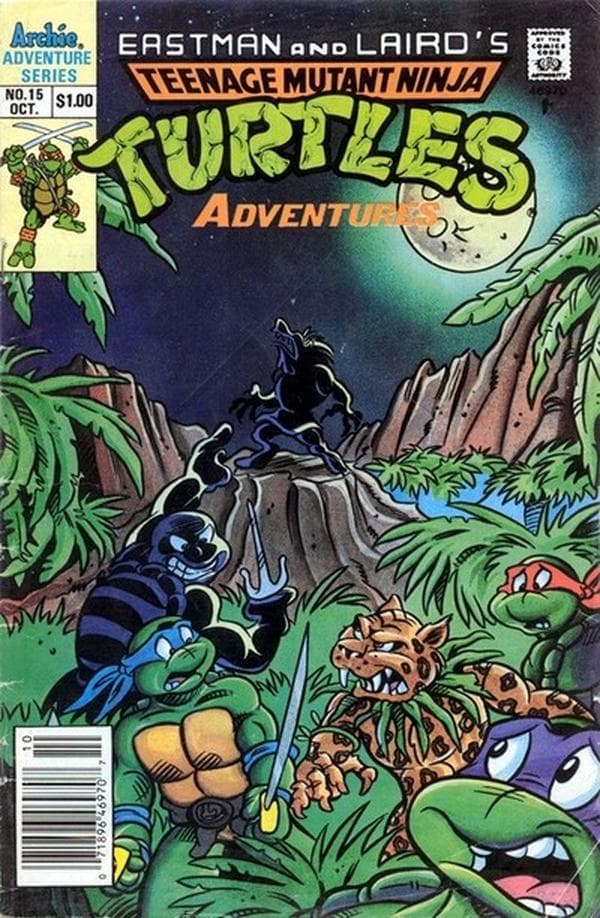 Teenage Mutant Ninja Turtles Adventures #15 cover