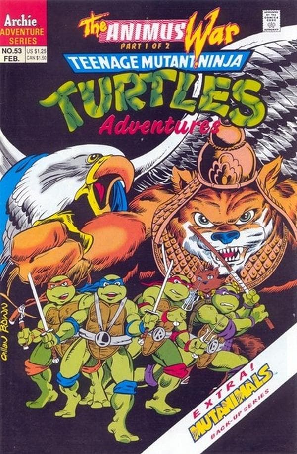 Teenage Mutant Ninja Turtles Adventures #53 cover