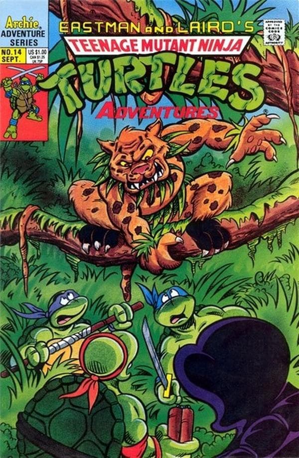 Teenage Mutant Ninja Turtles Adventures #14 cover