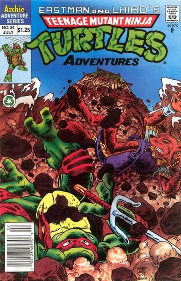 Teenage Mutant Ninja Turtles Adventures #34 cover