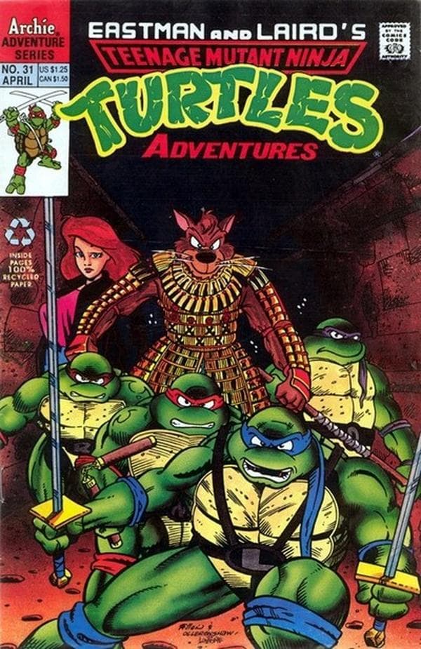 Teenage Mutant Ninja Turtles Adventures #31 cover