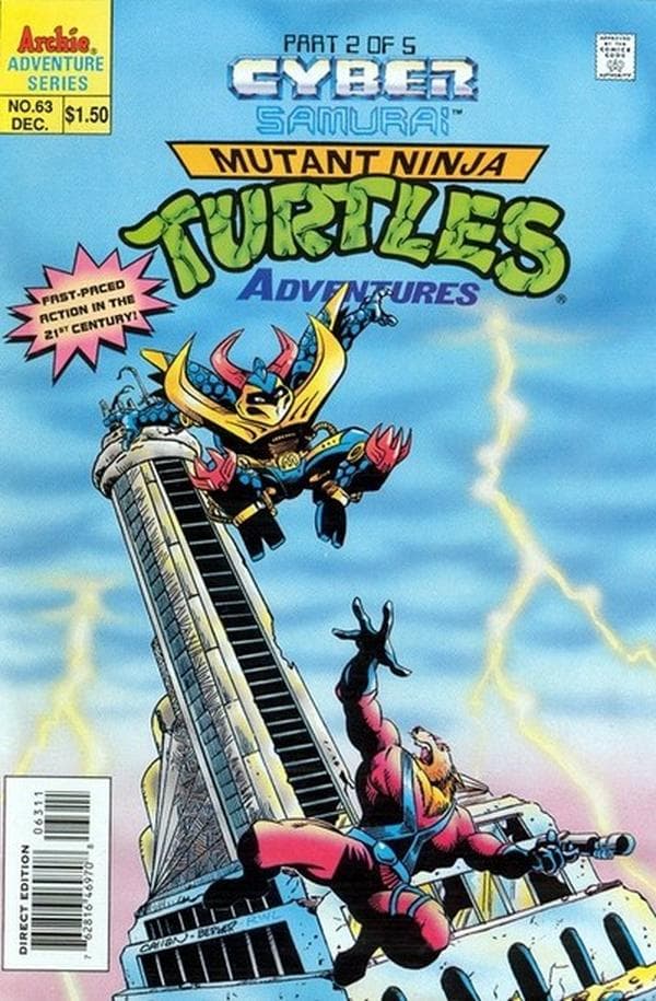 Teenage Mutant Ninja Turtles Adventures #63 cover
