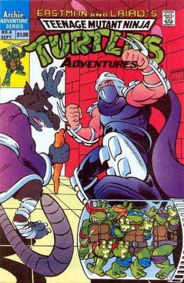 Teenage Mutant Ninja Turtles Adventures #4 cover