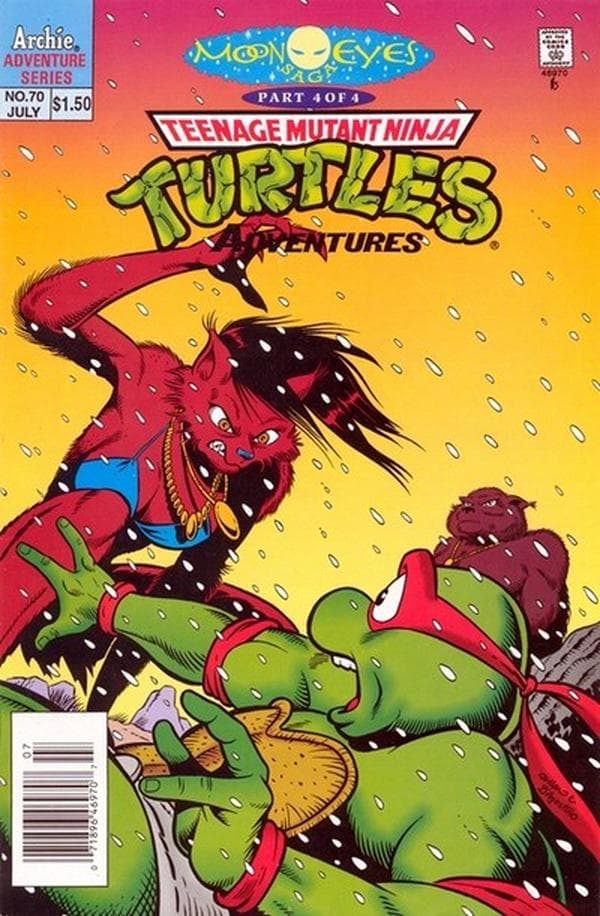 Teenage Mutant Ninja Turtles Adventures #70 cover